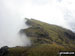 Swirling mist clearing the ridge on Red Pike (Wasdale) from Steeple