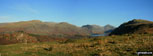 Seatallan, Great Scoat Fell, Little Scoat Fell, Red Pike (Wasdale), Yewbarrow, Kirk Fell, Great Gable and Whin Rigg from Irton Pike