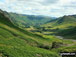 Great Langdale with Blea Rigg, Lang How and Silver How (left) and Lingmoor Fell (right) from the foot of Oxendale