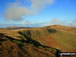 Bowscale Fell across the summit rim of Bannerdale Crags