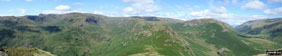 *Grasmere Common, Easedale and The Greenburn Horseshoe from Helm Crag