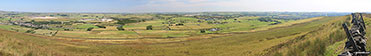 Looking East to Dove Holes from the summit of Black Edge (Combs Moss)