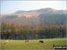 Hurkling Stones (left) and Whinstone Lee Tor (right) above  Ladybower Reservoir from the lower slopes of Crokk Hill (Ladybower) near Crookhill Farm