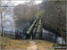 Pipe/Foot Bridge across and inlet, Ladybower Reservoir