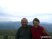 Me and my wife Sue at the summit of Scafell Pike