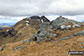 Cruach Ardrain  beyond the summit cairn on Beinn Tulaichean