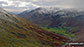 A dusting of snow on the shoulder of Lingmell (left), Middle Fell (centre left in the distance) and Yewbarrow above Wasdale from Sty Head