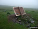 Old Quarry sign on the lower slopes of Cefn yr Ystrad