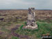 Great Rhos summit trig point, Radnor Forest