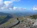 Llyn Peris, Llanberis and the Snowdon Mountain Railway from Snowdon (Yr Wyddfa)