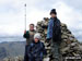 Ollie, Max and James on top of Lingmell before climbing Scafell Pike to round off the day