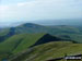 Cefn-Du, Moel Eilio (Llanberis), Foel Gron, Foel Goch and Moel Cynghorion from Snowdon (Yr Wyddfa)