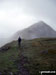 Approaching Sgurr nan Saighead (Sgurr Fhuaran) - one of the Five Sisters of Kintail