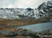 Striding Edge, Helvellyn and Red Tarn from below Swirral Edge