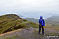 Me on the summit of Conic Hill with Loch Lomond in the background