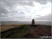 The trig point on the summit of Sharp Haw