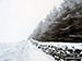 Snowy forest on High Moor leading to Rombalds Moor (Ilkley Moor)