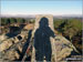 My shadow on Carron Crag Trig point