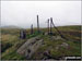 Fence posts near the summit of Capplebarrow