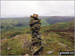 Whiteside Pike summit cairn