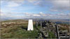 Calf Top summit trig point