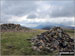 The cairn on the summit of Grike