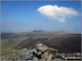 Looking North East to Knott (Uldale Fells), High Pike (Caldbeck) and Carrock Fell from the summit cairn on Bakestall