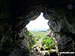 Looking out from Jubilee Cave