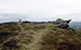 Skipton Moor summit and trig point