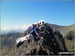 Russ on the top of Crib Goch