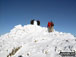 The summit of Cadair Idris (Penygadair) in deep snow