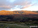 Sun setting in the Duddon Valley and the Seathwaite Fells (Dow Crag, Brown Pike & Walna Scar) from the path up Harter Fell (Eskdale)