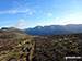 On the ridge between Great Borne and Starling Dodd with Great Gable and Kirk Fell in the distance