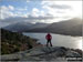 On Y Clegyr above Llyn Padarn (Llanberis) with Crib Goch, Garnedd Ugain (Crib y Ddysgl), Snowdon (Yr Wyddfa), Moel Cynghorion, Foel Goch (Snowdon), Foel Gron and Moel Eilio (Llanberis) in the background