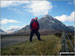 Me on the West Highland Way in The Pass of Glen Coe with Stob Coire Raineach (Buachaille Etive Beag) in the background