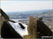 Looking back over Tittesworth Reservoir from Hen Cloud the Roaches