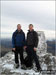 On the summit of Carnedd Moel Siabod in the January snow