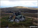 Looking back to Fewling Stones from High Wether Howe summit cairn