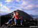 Matt and Bex on Hay Stacks (Haystacks) with Gamlin End,High Crag and Crummock Water in the background