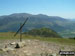 Lord's Seat (Whinlatter) summit with Barf beyond