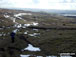 Climbing Rough Hill (Shore Moor) with Watergrove Reservoir beyond