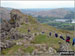 Runaway Ramblers from Bury approach 'The Lion and the Lamb' on Helm Crag