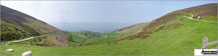 Looking South West towards Snowdonia from<br>The Offa's Dyke Path at Bwlch Penbarras