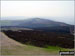 Foel Fenlli and Bwlch Penbarras from The Offa's Dyke Path<br> on the summit of Moel Famau