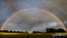 Rainbow seen from Haxted Mill in the Eden Valley