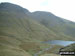 Styhead Tarn, Great Gable and Green Gable from the path below Sprinkling Tarn