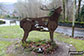 Stag sculpture near the car park for the Birks of Aberfeldy