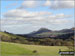 Church Stretton with The Lawley (left) and Caer Caradoc Hill behind from near Minton