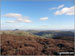 The Lawley (left), Caer Caradoc Hill, Church Stretton, Ragleth Hill (right) with Yearlet and Ashlet  in the mid-distance from near Grindle above Ashes Hollow