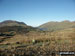 Mynydd Mawr (Llyn Cwellyn)  (left), Llyn Cwellyn, Moel Eilio (Llanberis) (right) and Foel Gron (far right) from the Rhyd Ddu path